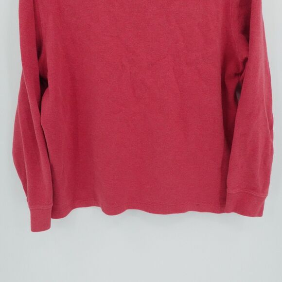Polo Ralph Lauren Sweater Mens XXL Red 1/4 Zip Mock Neck Preppy Golf Dad - Picture 13 of 13